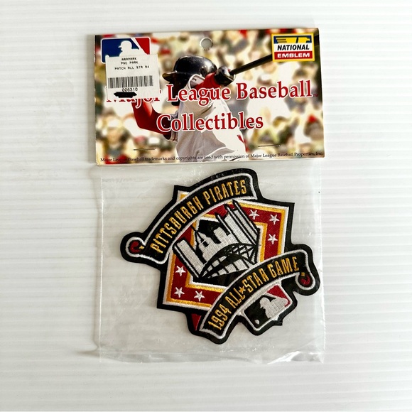 MLB Pittsburgh Pirates Black and Gold Patch - Picture 1 of 8